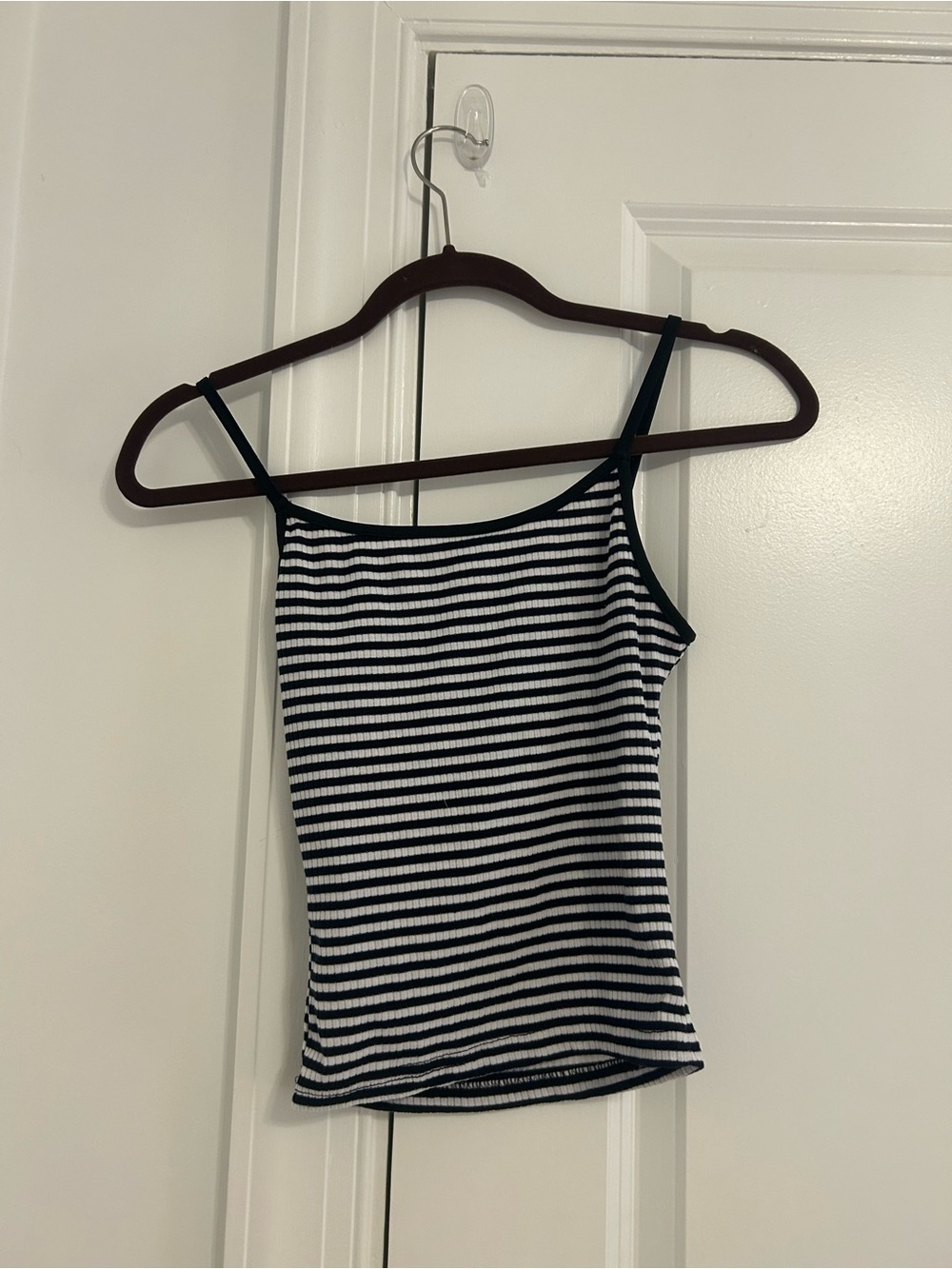 Soft striped lounge top